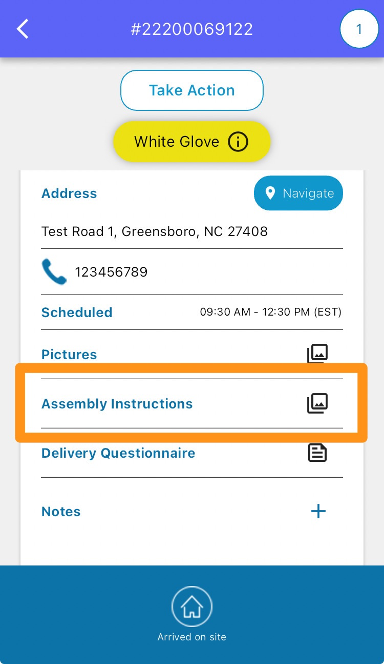 Add Assembly Instruction to an Order