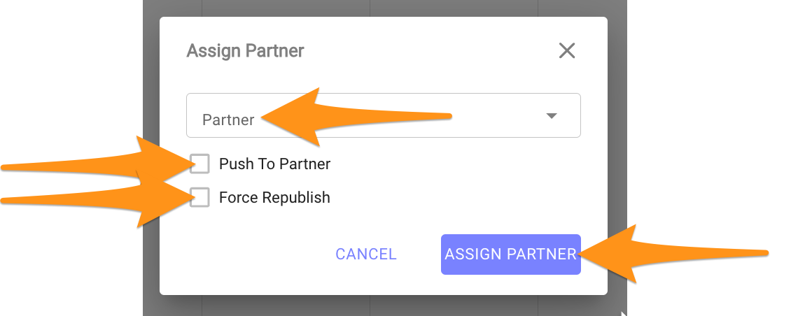 Bulk Partner Change