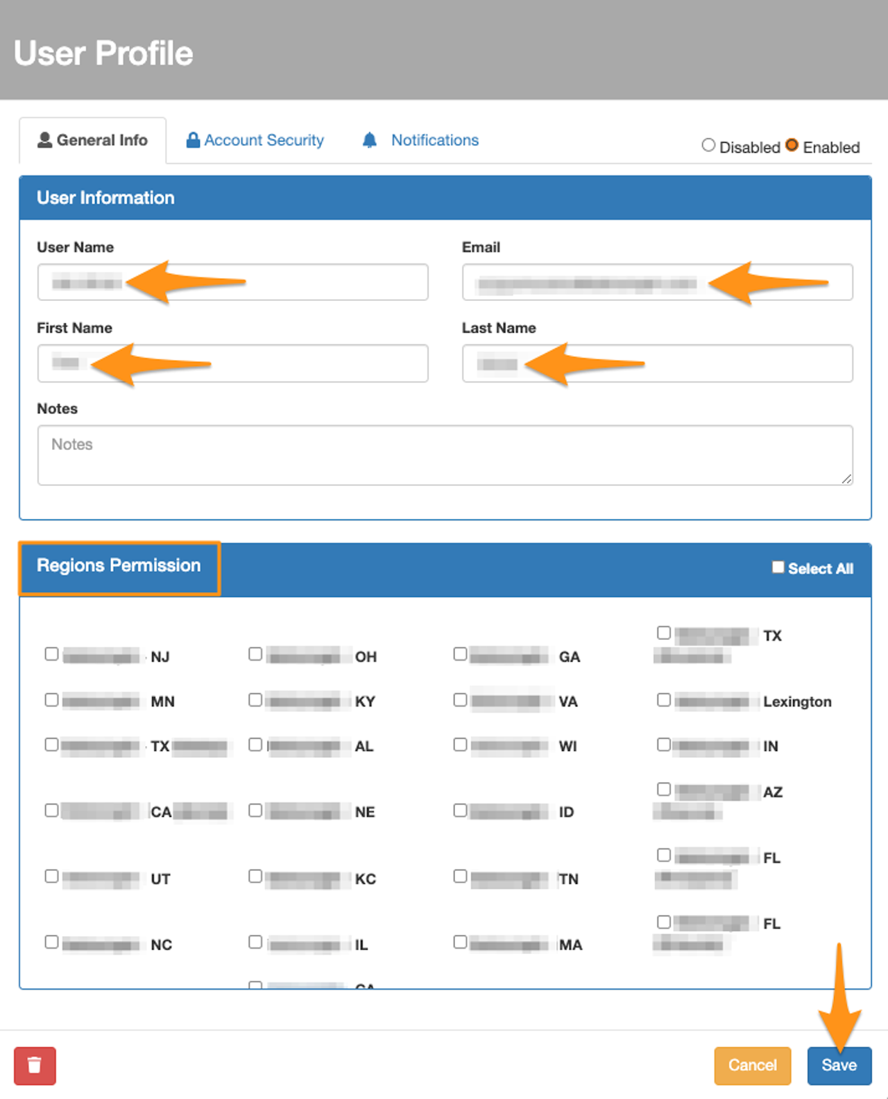 Create a Driver's Login 