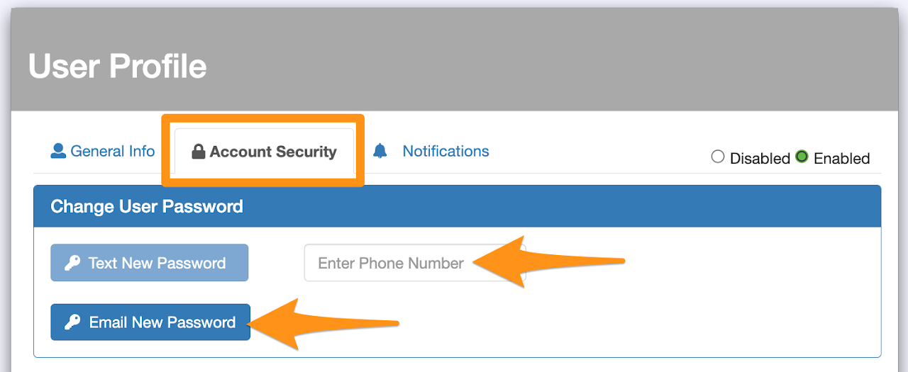 Create a Driver's Login 