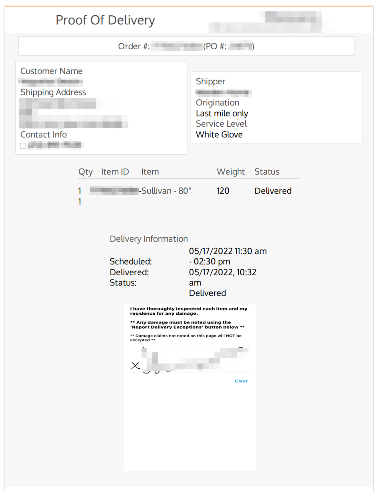 Download POD (Proof of Delivery)