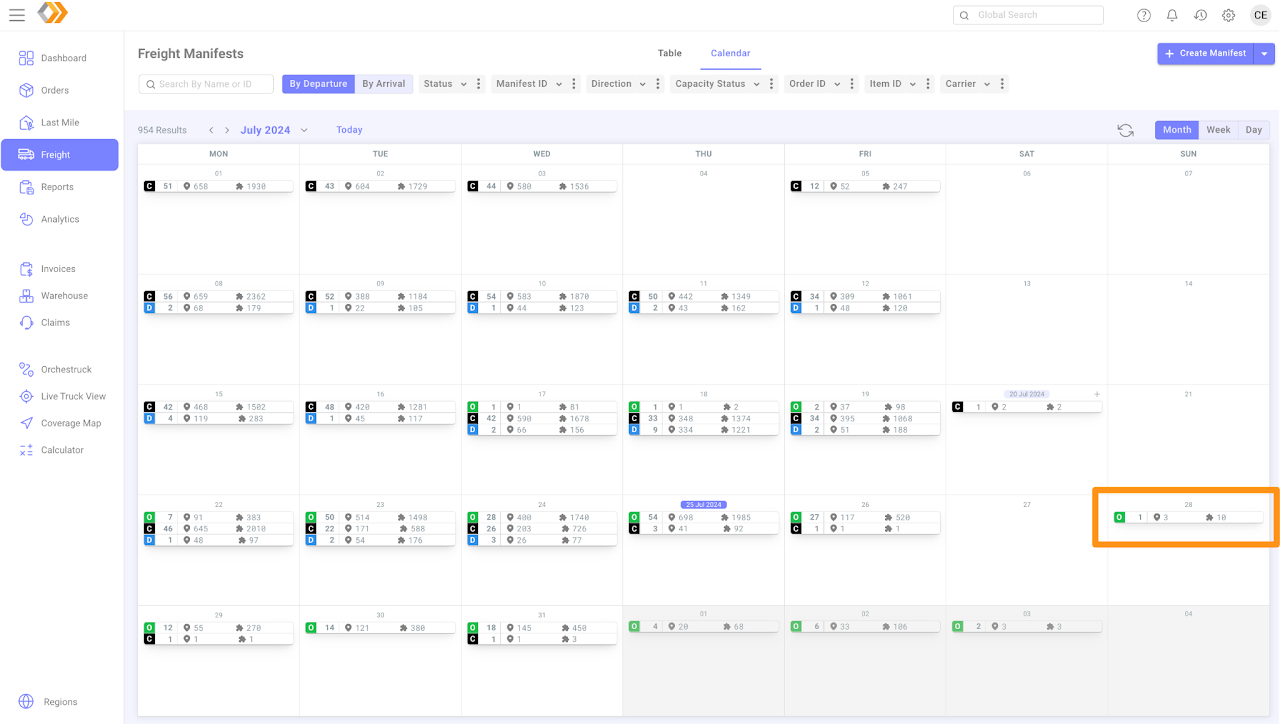 Export a Manifest