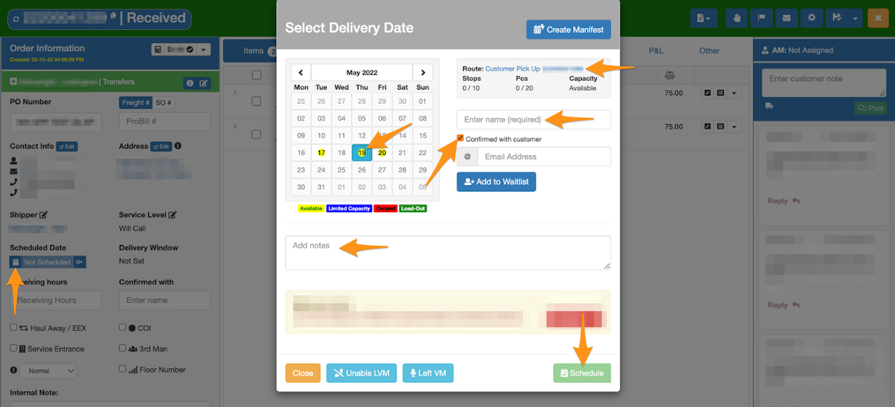 Handling Will Call / Customer Pick Up (Warehouse)