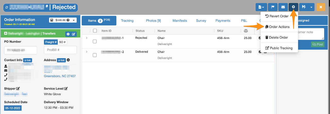 how-to-clone-a-return-order-damaged-delivery-fai - Grasshopper How to Clone a Return Order (Damaged, Delivery Failed, Rejected)