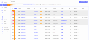 Mark Orders as Received in Bulk