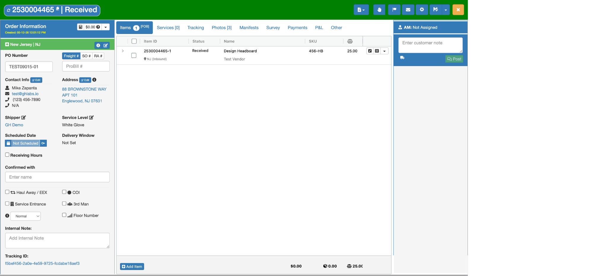 Complete Pre-inspection via Web 3