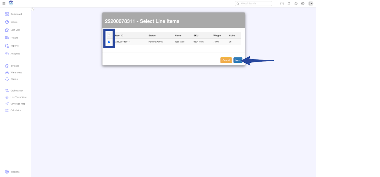 Add Item to a Manifest