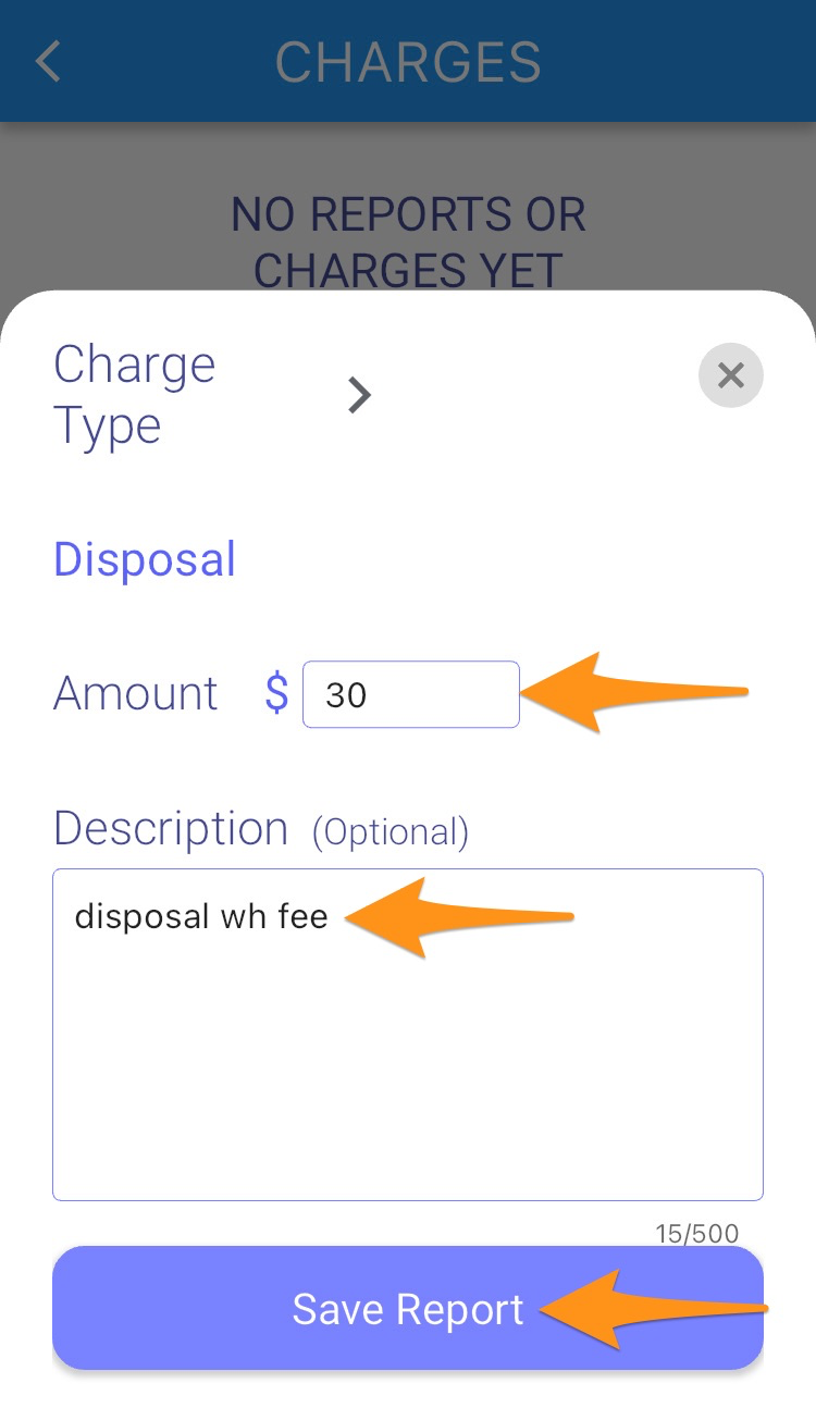 Add Warehouse Charges