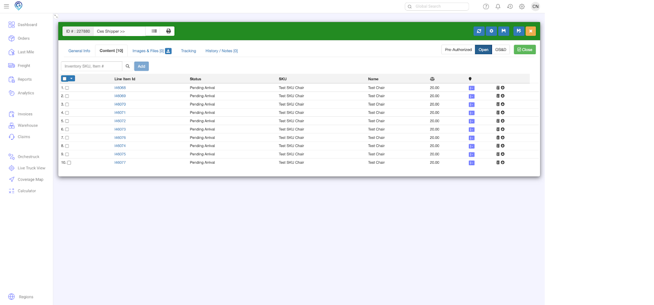 Adding Inventory (Single & Multiple)