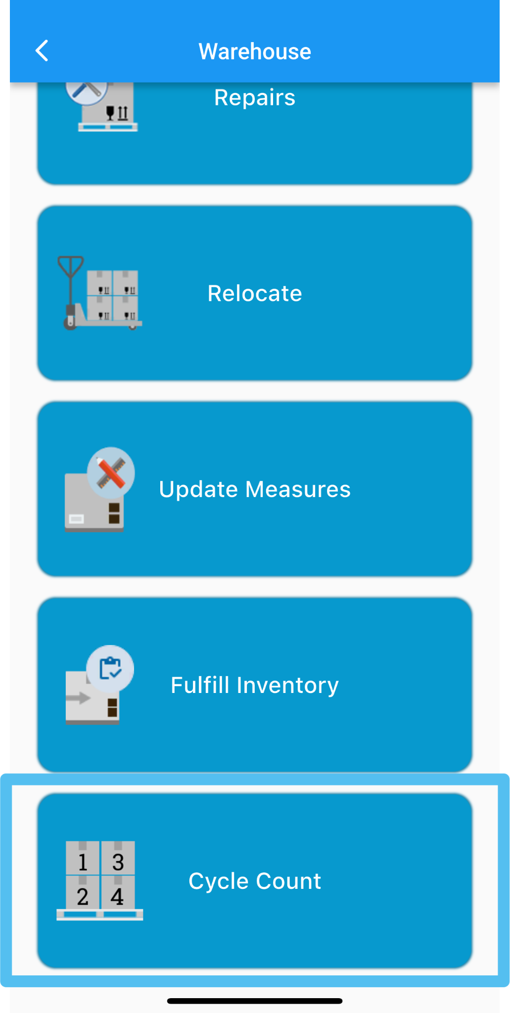Complete a Cycle Count