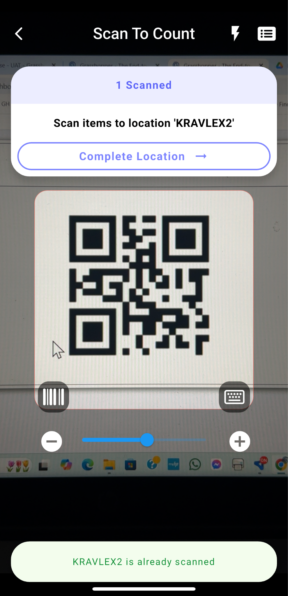 Complete a Cycle Count