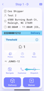 Complete a Delivery: Accepted