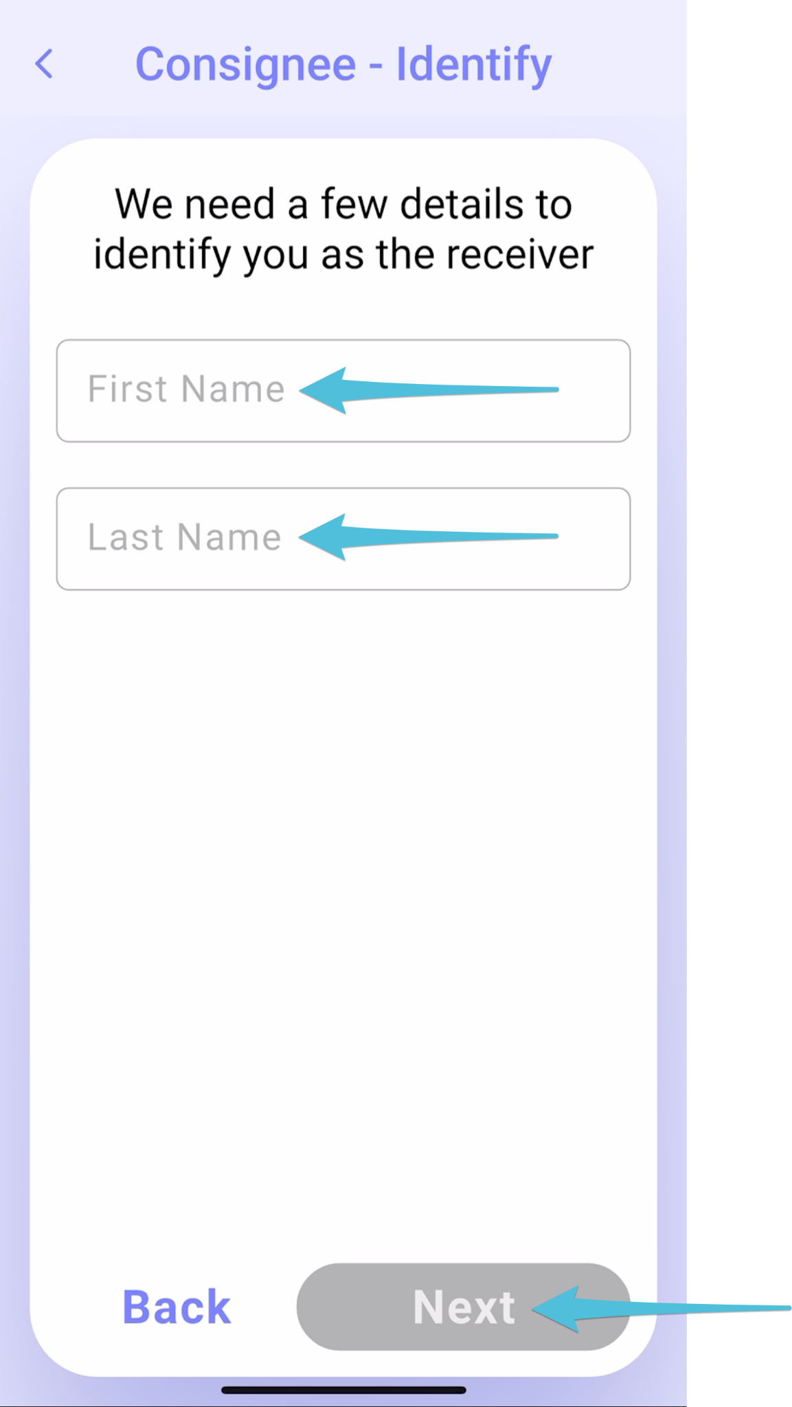 Complete a Delivery: Accepted