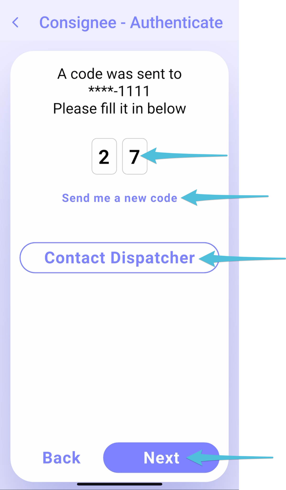 Complete a Delivery: Accepted