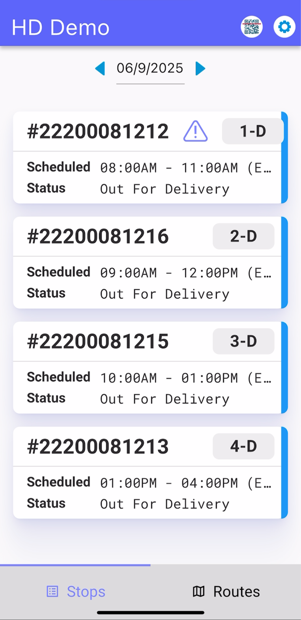 Complete a Delivery: Accepted