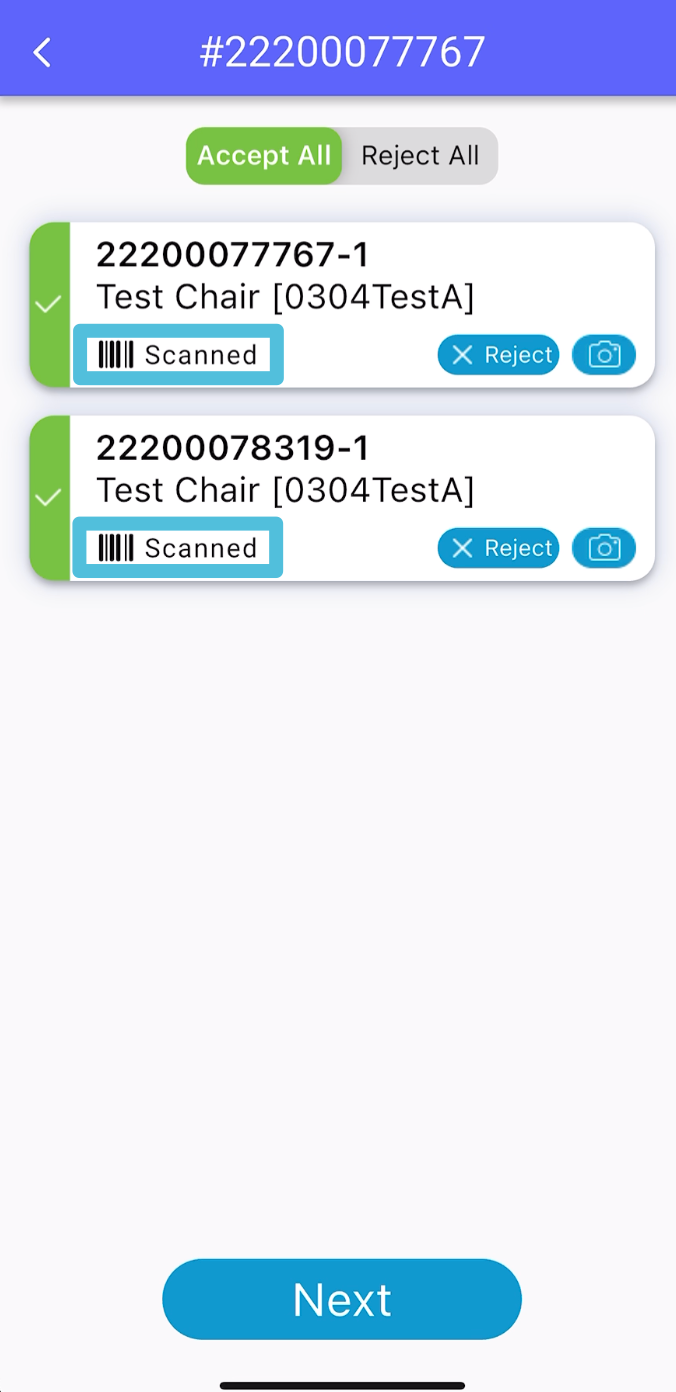 Complete a Delivery: Linked Orders