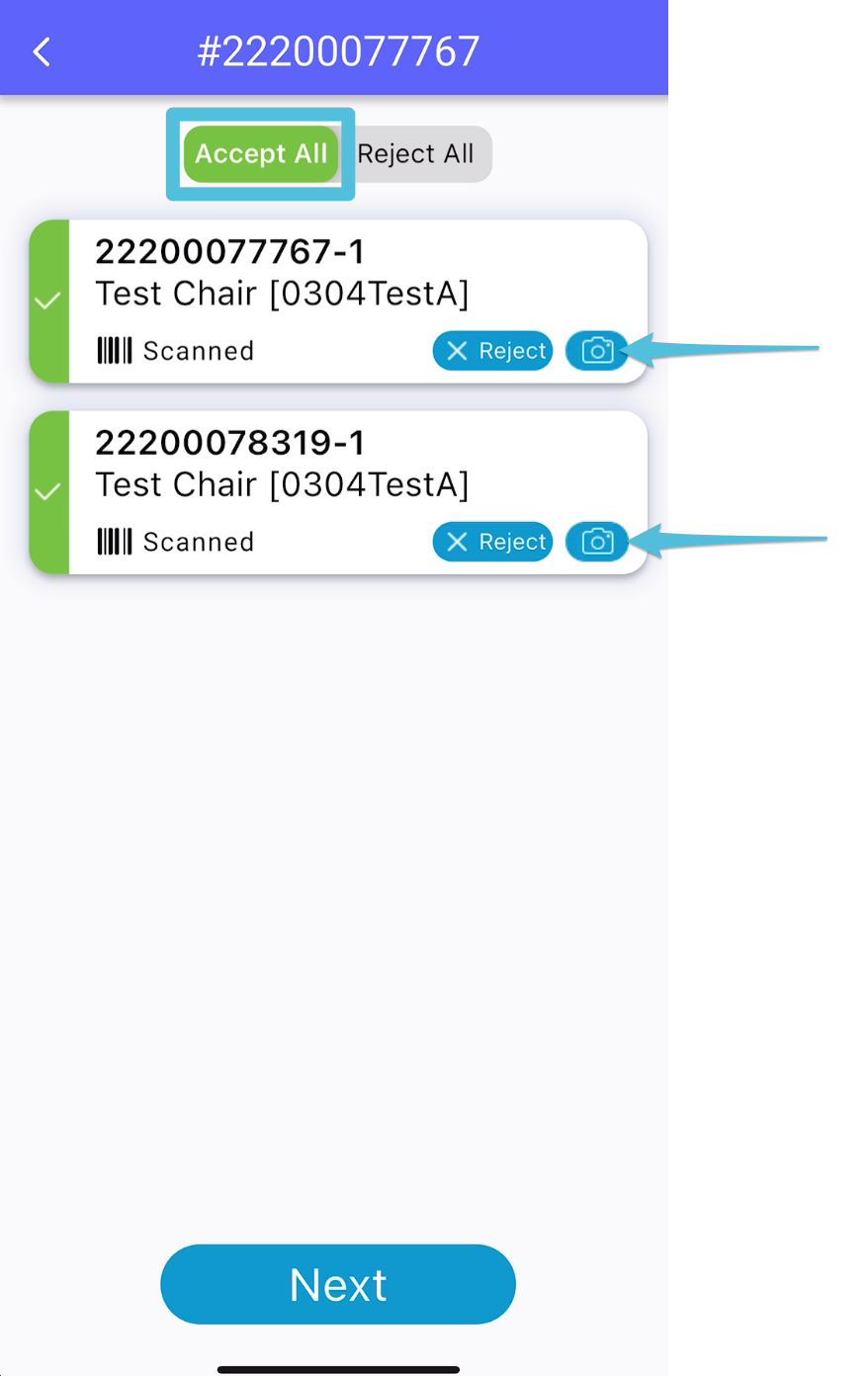 Complete a Delivery: Linked Orders