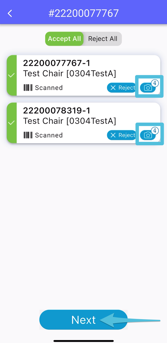 Complete a Delivery: Linked Orders