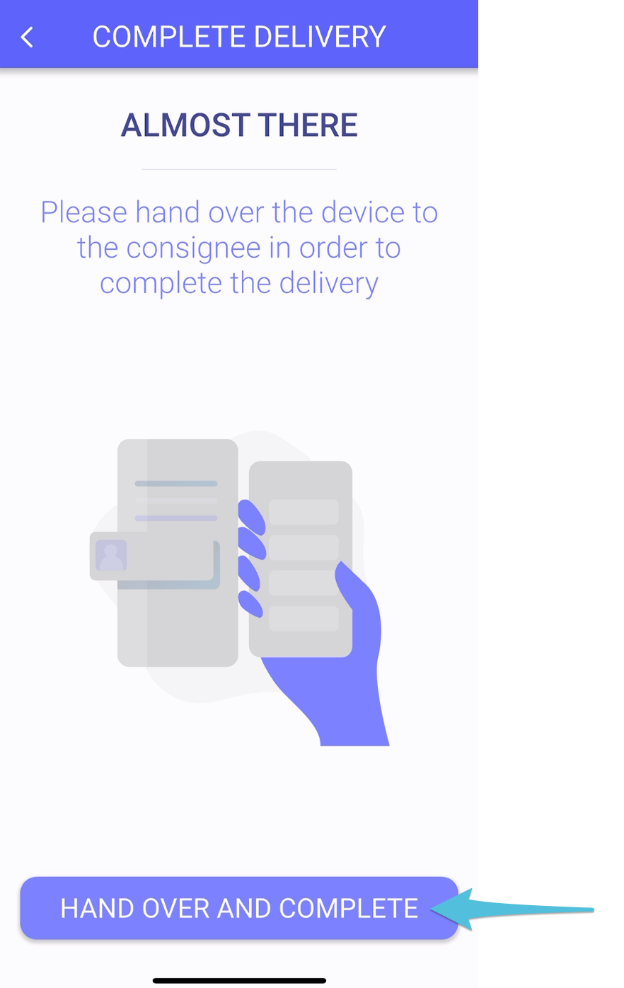 Complete a Delivery: Linked Orders