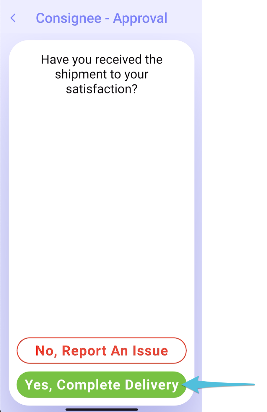 Complete a Delivery: Linked Orders