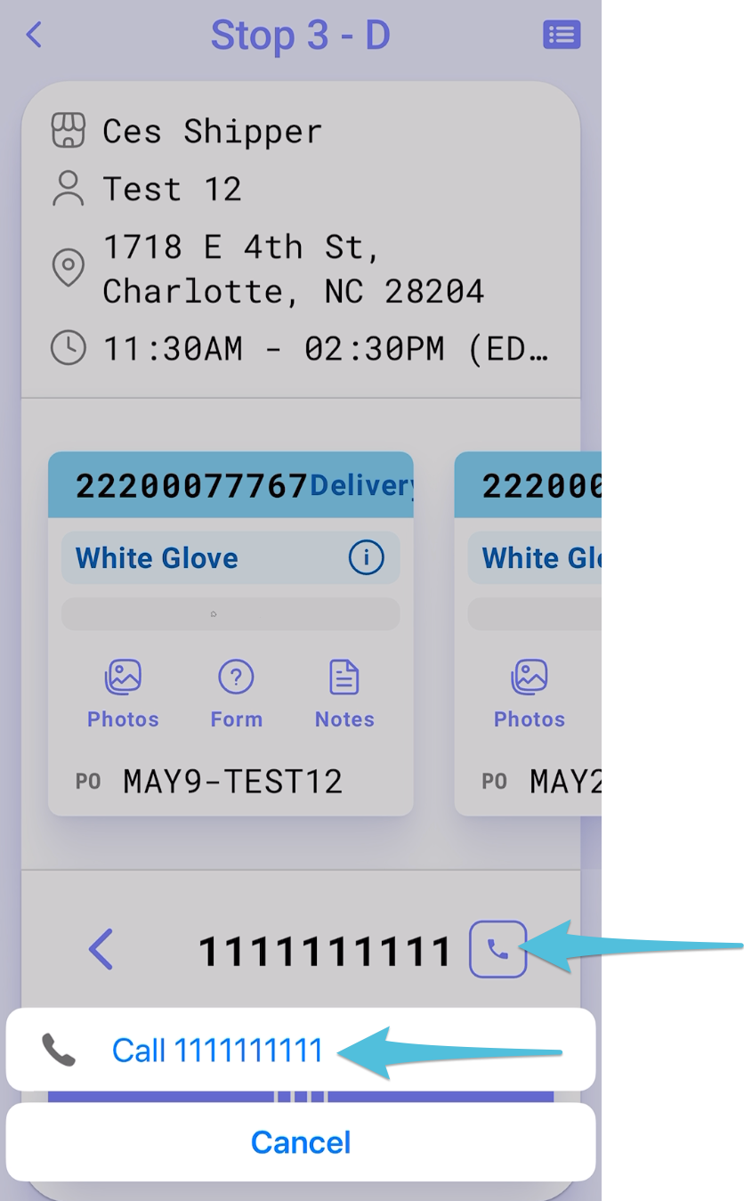 Complete a Delivery: Linked Orders