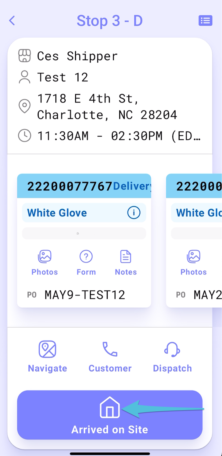 Complete a Delivery: Linked Orders