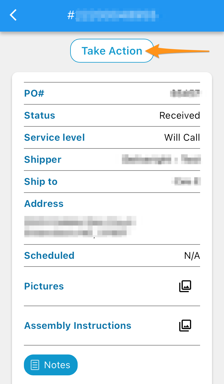 Complete Will Call/Customer Pick Up (Warehouse)