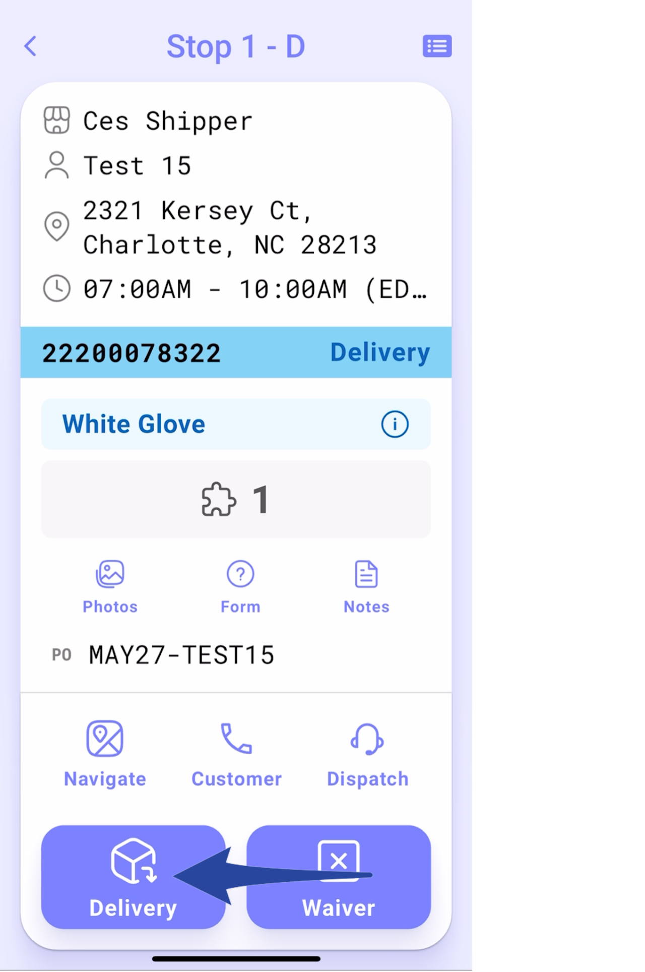 Consignee Rejected Delivery