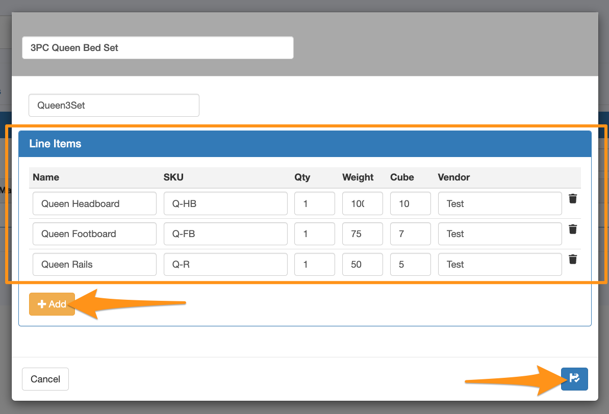 Create a Master Set of SKUs