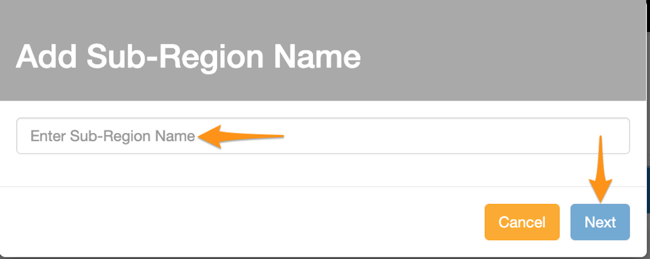 Create a Sub-Region