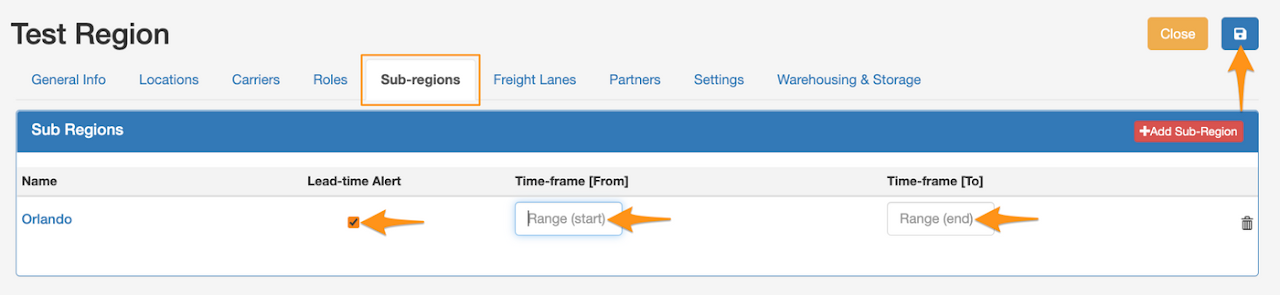 Create a Sub-Region