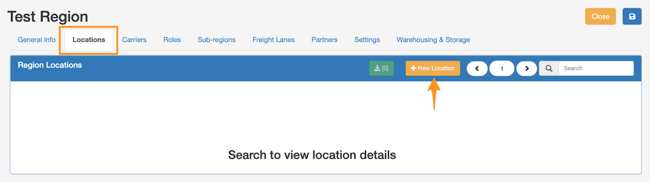 Create Locations