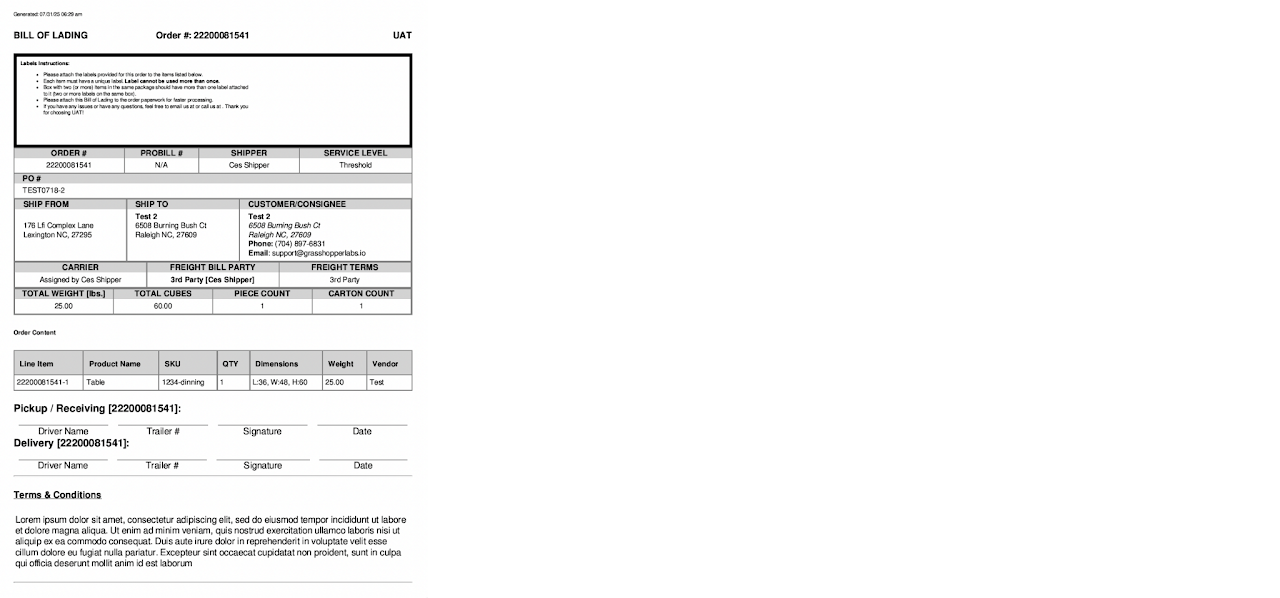 Download Manifest BOL
