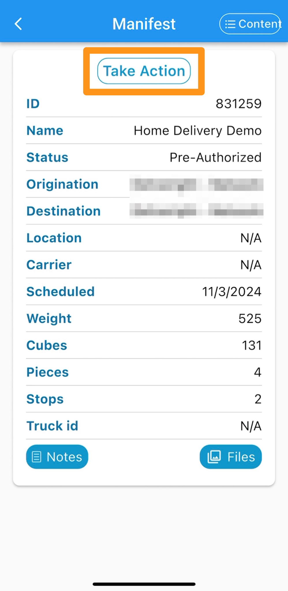 Home Delivery - Verification