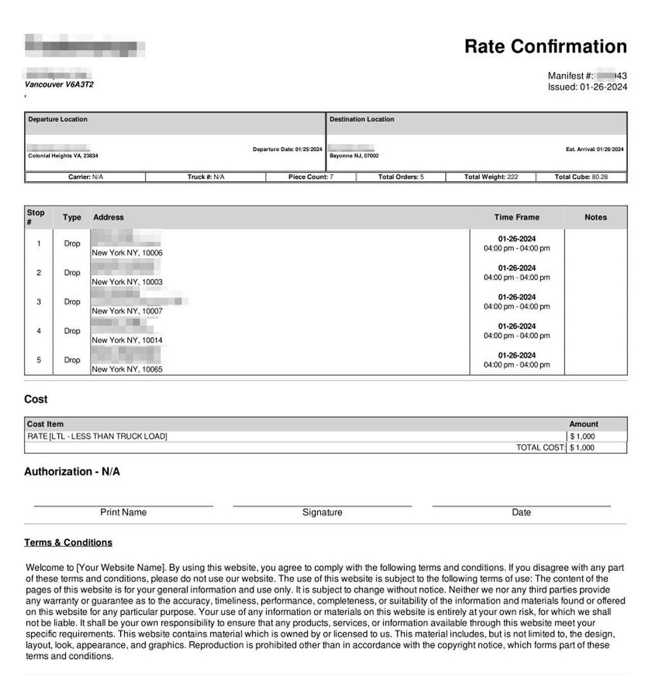 Order Communications