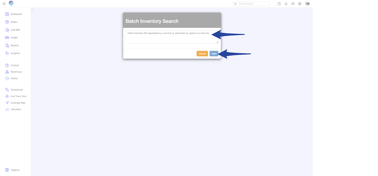 Search Inventory