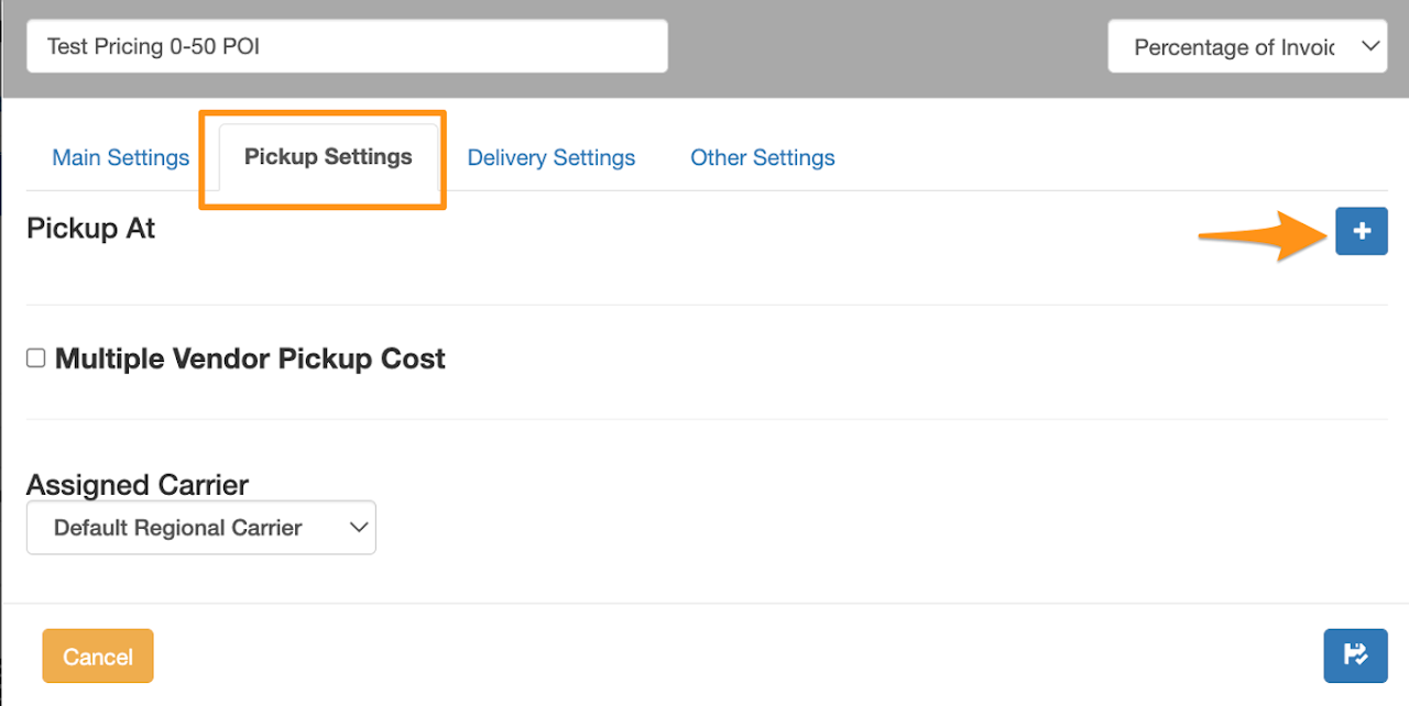 Set Pricing by Percentage of Invoice