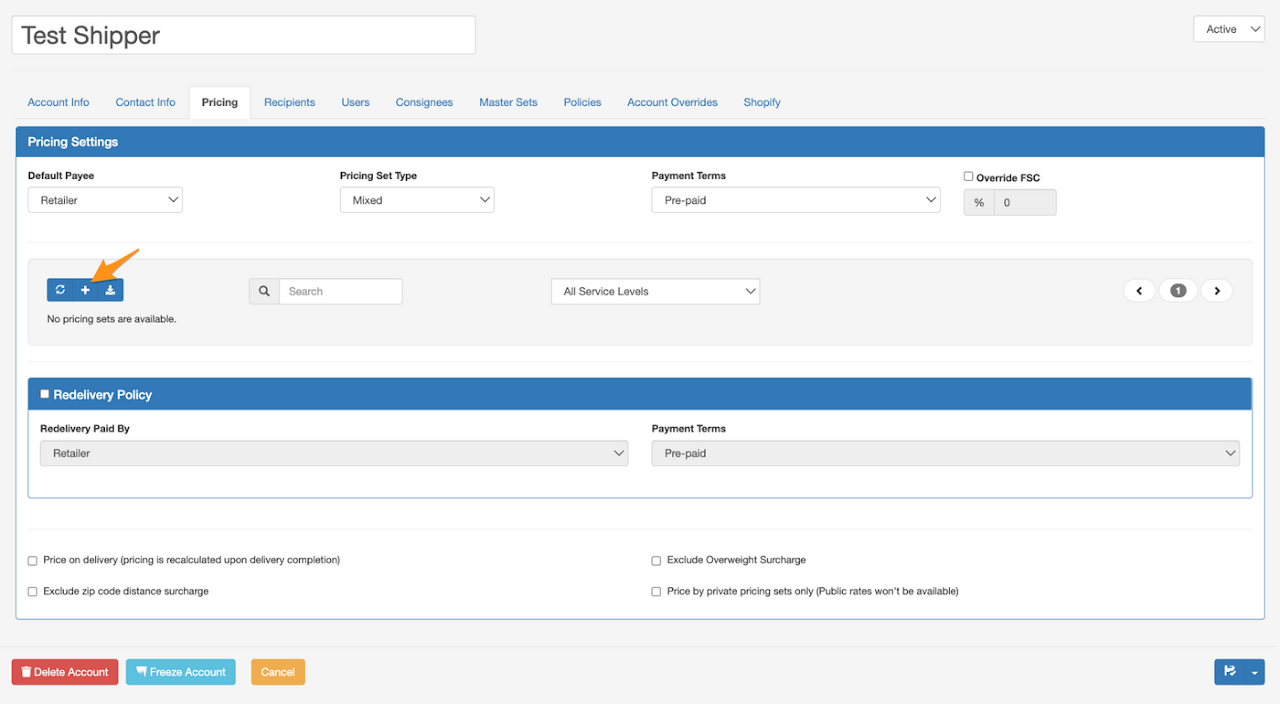 Set Pricing by Percentage of Invoice