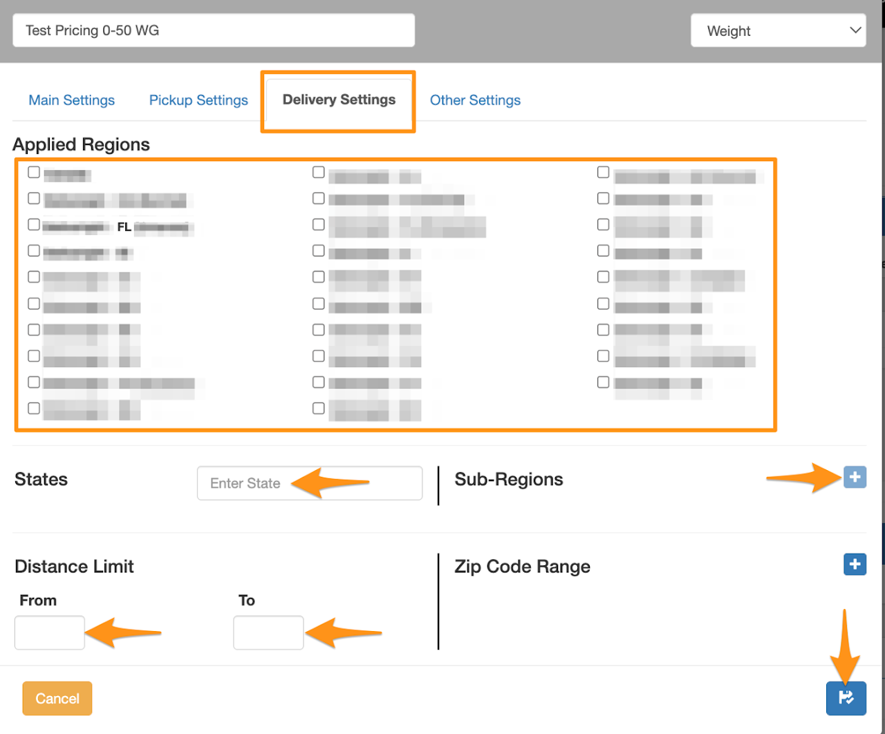 Set Pricing by Weight