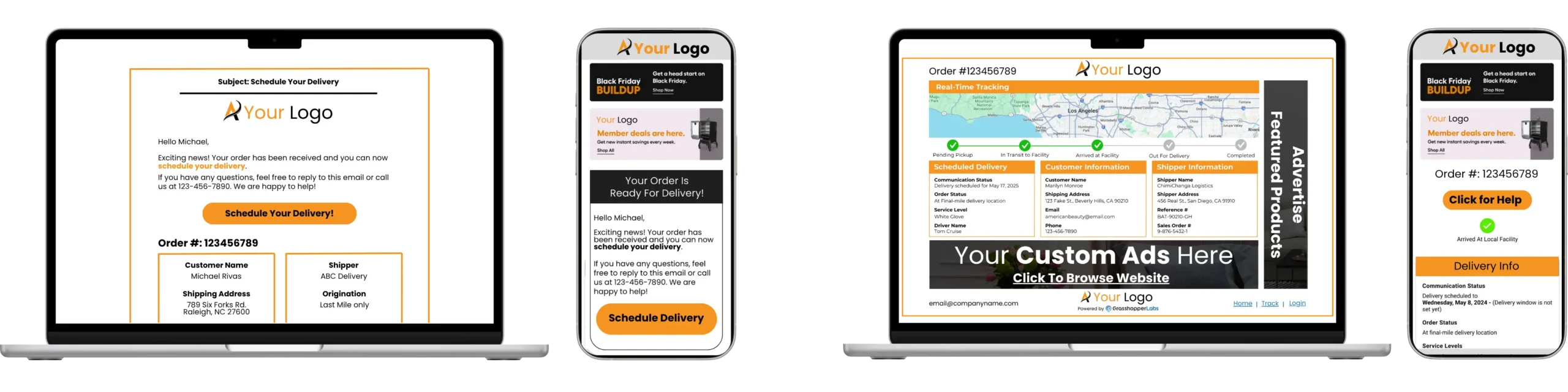 branded-communications-order-filfillment-software - Grasshopper Grasshopper Labs Automated branded customer communication on order fulfillment software