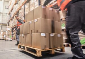 cross docking inventory in a warehouse