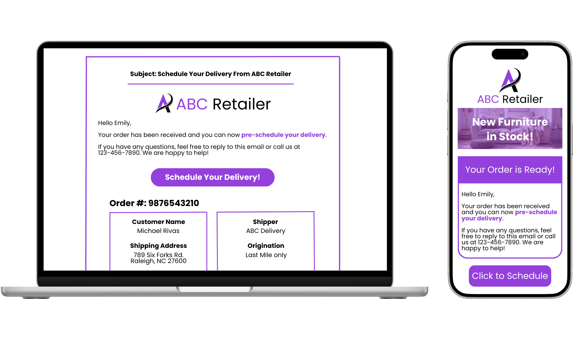 customers can pre-schedule a delivery with Grasshopper's inventory management system for retailers.