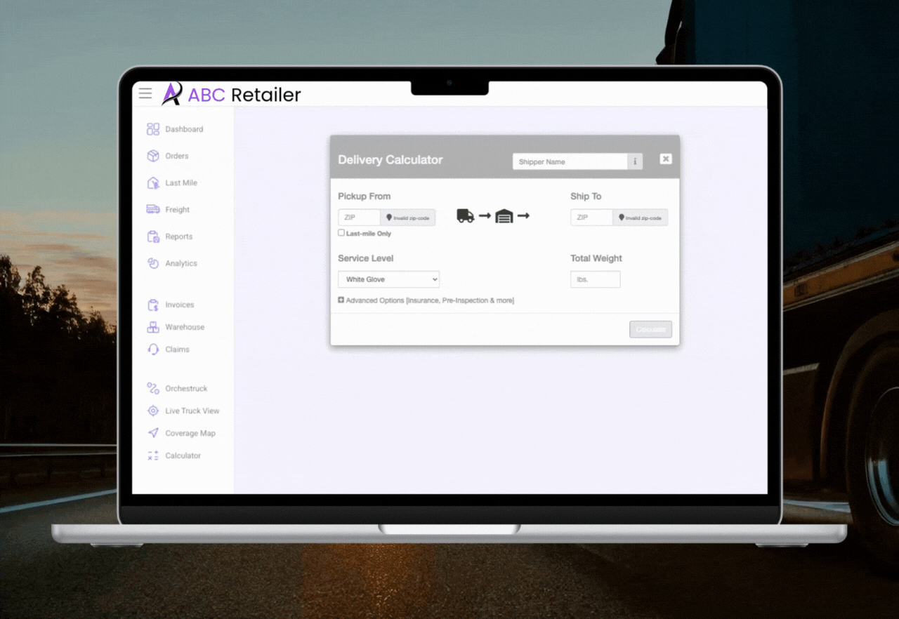 retail shipping cost calculator