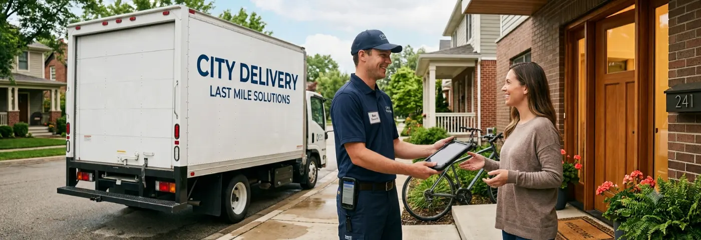 All-in-one last mile delivery software showing route optimization, dispatching, tracking, and proof of delivery