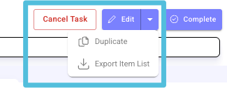Initiate a Cycle Count