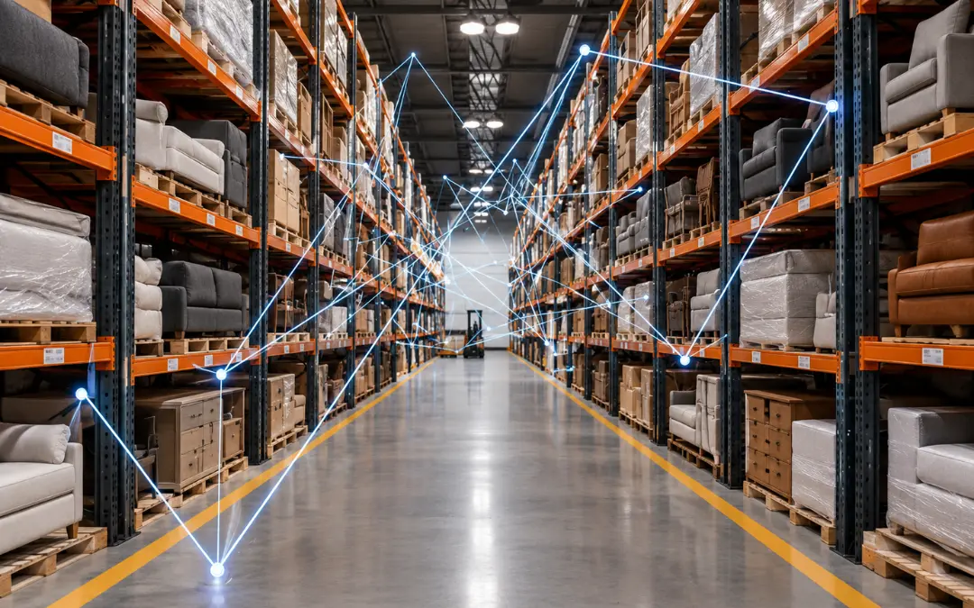 Inventory control across multi channel selling, shared by the warehouse and the sales team